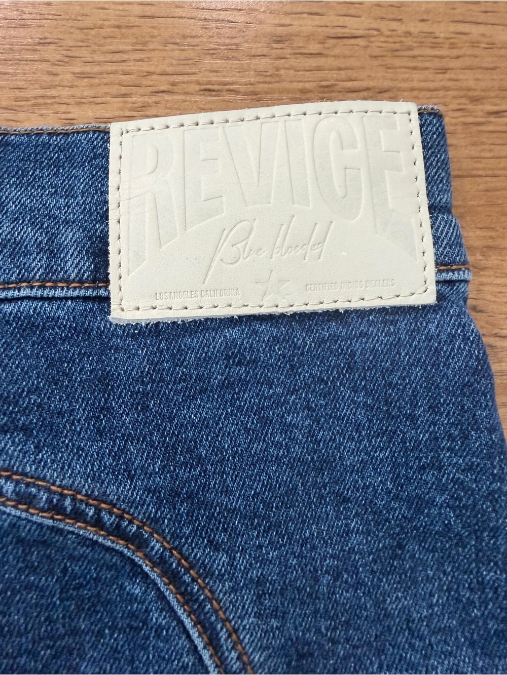 REVICE Los Angeles High Rise Wide Leg Jeans Size 26 Blue Denim Y2K NEW W/O TAG - Picture 6 of 8
